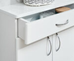 GFW 2 Door 1 Drawer Cabinet - White-40492