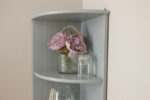 GFW Colonial Corner Wall Shelf Unit - Grey-40471