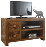 GFW Jakarta 2 Drawer TV Unit - Mango-0