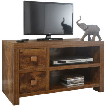 GFW Jakarta 2 Drawer TV Unit - Mango-0