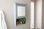 GFW Colonial Mirrored Cabinet - Grey-40422