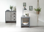 GFW Boston Simple Lamp Table - Grey-40653