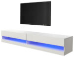 GFW Galicia 180cm Wall TV Unit With LED White-0