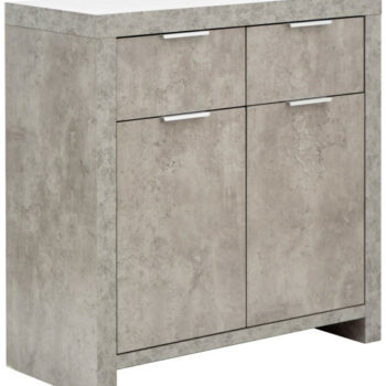 GFW Bloc Compact Sideboard - Concrete Effect-0