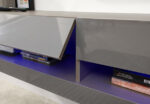 GFW Galicia 180cm Wall TV Unit With LED Grey-40881