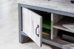 GFW Boston 2 Door TV Unit - Grey-40660