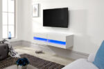 GFW Galicia 120cm Wall TV Unit with LED White-40831