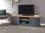 GFW Kendal Large TV Unit - Slate Blue-41188