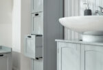 GFW Colonial 4 Drawer Slim Chest in Grey-40389