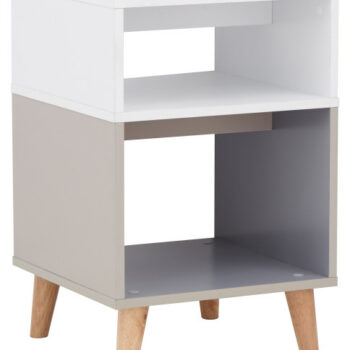 GFW Delta Lamp Table - White/Grey-Multi-0