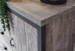 GFW Boston 2 Door 3 Drawer Sideboard - Grey-40644