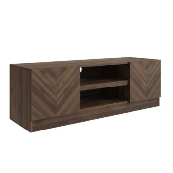 GFW CATANIA 2 DOOR TV UNIT ROYAL WALNUT
