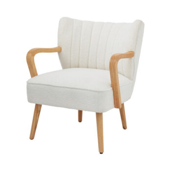 Gfw ENZO TEDDY ACCENT CHAIR CREAM