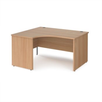 Big Deals Ergonomic Desk With Panel End- Choice Of Size